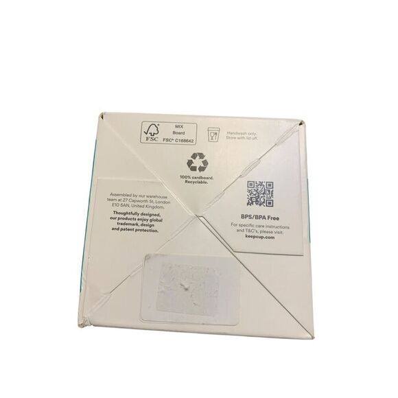 Keepcup Reusable Glass Coffee Cup Deep Green 12Oz - Picture 5 of 5